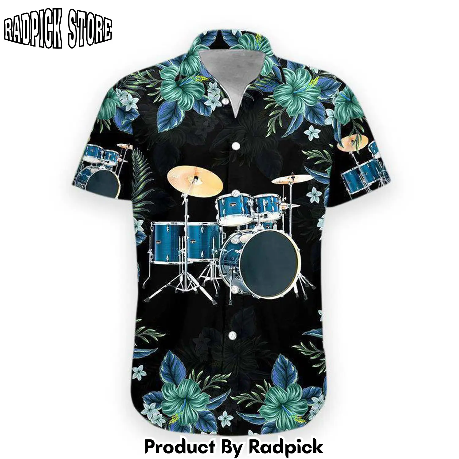 Radpick 3d drum hawaii shirt rp292879